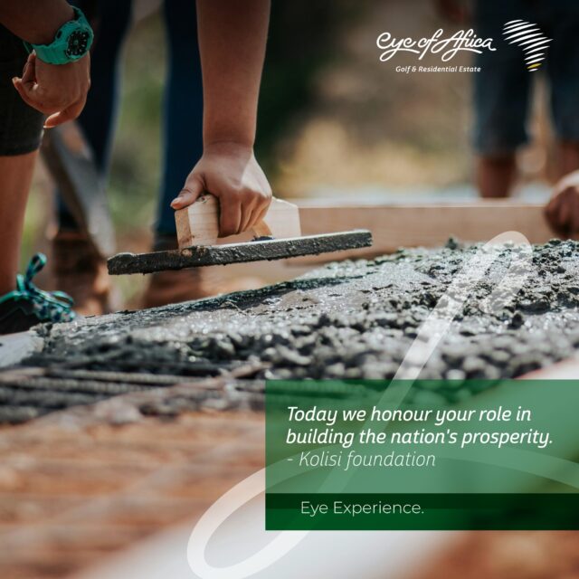 🇿🇦 Today, we honour the hands that build dreams. 🇿🇦 

Today, we celebrate the hardworking South Africans who shape our communities and inspire our future.

From the architects behind our buildings to the people who maintain the beauty of our estate, your efforts create the lifestyle we all cherish.

Thank you for your dedication. Here's to building more together. 💪🏽🌿

Be part of our lifestyle at Eye of Africa:
📞 0861 420 420
 📧 sales@eyeofafrica.co.za
 Explore: Link in bio.

#WorkersDay #EyeOfAfrica #ProudlySouthAfrican #CelebrateWorkers