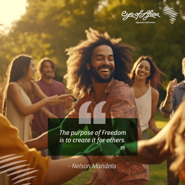 🇿🇦 Celebrating Freedom at Eye of Africa 🇿🇦

Today, we celebrate the beauty of our nation’s journey, one of resilience, unity, and the freedom to dream big. 🌟

At Eye of Africa, freedom means open spaces, breathtaking landscapes, and the ability to live, play, and thrive in a place you love. Whether you're enjoying a round of golf, taking in the scenic views, or creating special moments with family, home is where freedom truly begins.

Here's to embracing the opportunities that freedom brings and building a future filled with endless possibilities. Happy Freedom Day, South Africa! 🎉🇿🇦

Join us in celebration of Freedom Day:
🔥Classic South AFrican Braai
🎸Live Music 
🎉Family Friendly Fun 
📌The Greens Grillhouse

To book your table:
☎️071 106 1440
📧greens@eyeofafrica.co.za

#FreedomDay #EyeOfAfrica #LiveTheDream #BraaiDay