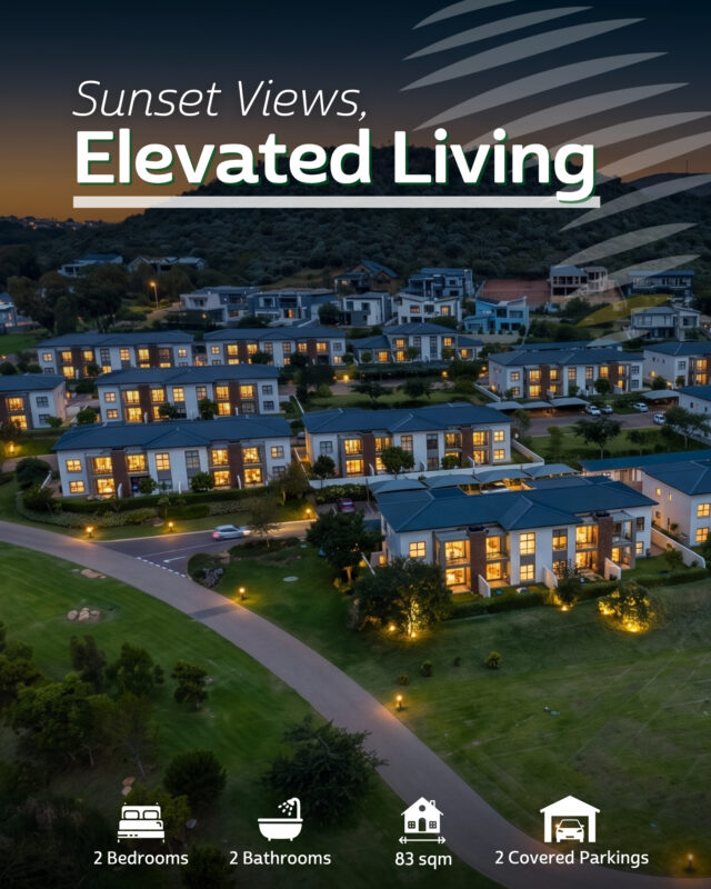 Your next chapter comes with a view! 🌅🏡

Positioned on the upper floor of Haymarket, this beautifully presented 2-bedroom apartment offers contemporary living, stunning estate views and the perfect lock-up-and-go lifestyle.

✨ 2 Bedrooms | 2 Bathrooms | 83m²
✨ Modern open-plan living
✨ Private balcony with built-in braai
✨ Elevated views across the estate
✨ Selected appliances included

From sunset drinks on the balcony to relaxed evenings at home, this is effortless estate living at its best. 🌿

💰 Priced at only R1,550,000.00

📞 Tarryn Nash | 063 601 2800 
📞 Nontu Vilakazi | 078 651 8926 
📞 Sandra Harmse | 073 170 0105

#EyeOfAfrica #UrbanTrend #RealEstate #EstateLiving #PropertyForSale