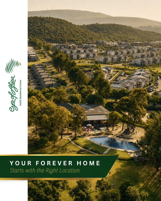 🏡 The right location changes everything.

Wake up to beautiful surroundings, world-class amenities, and a lifestyle that feels like a permanent getaway. 

At Eye of Africa, you're not just finding a home - you're getting the community, convenience, and tranquillity that comes with it.

Because your forever home deserves the perfect address. 🌿✨

#EyeOfAfrica #EstateLiving #LuxuryLifestyle #YourForeverHome #UrbanTrend