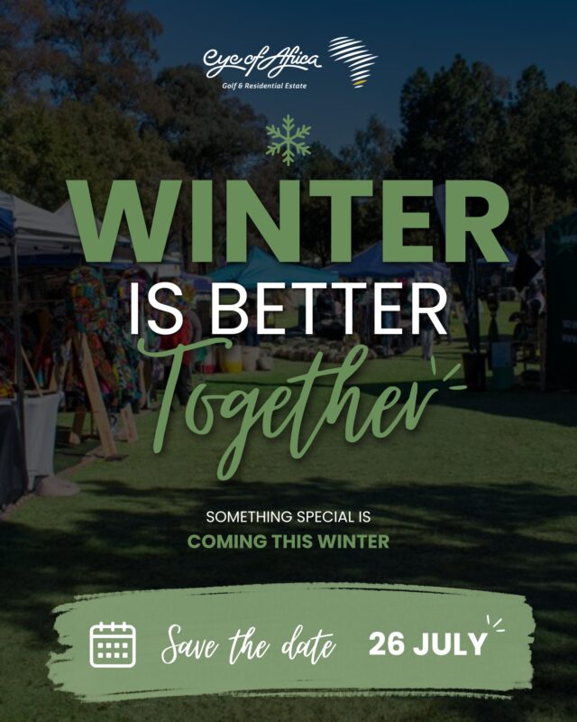 ❄️ This is what Winter is made for. ☕✨

Save the date for a day of great food, local vendors, family fun, and community spirit at Eye of Africa's Winter Market Day.

Bring your family, invite your friends, and enjoy everything that makes winter a little warmer. 💚

🗓  Sunday, 26 July

#EyeOfAfrica #Market #Weekend #EstateLife #FamilyFun