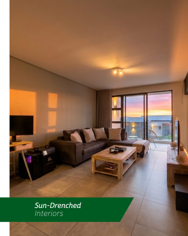 Golden hour hits differently from this apartment. 🌅✨

North-facing, beautifully light-filled and perfectly positioned, this 2-bedroom, 2-bathroom apartment offers modern open-plan living and a private balcony made for sunset evenings.

Enjoy effortless lock-up-and-go living with the very best of Eye of Africa right on your doorstep. 🌿

💰 Priced at R1,500,000.00

📞 Tarryn Nash | 063 601 2800
📞 Nontu Vilakazi | 078 651 8926
📞 Sandra Harmse | 073 170 0105

#EyeOfAfrica #LuxuryApartment #ApartmentLiving #EstateLiving #UrbanTrend