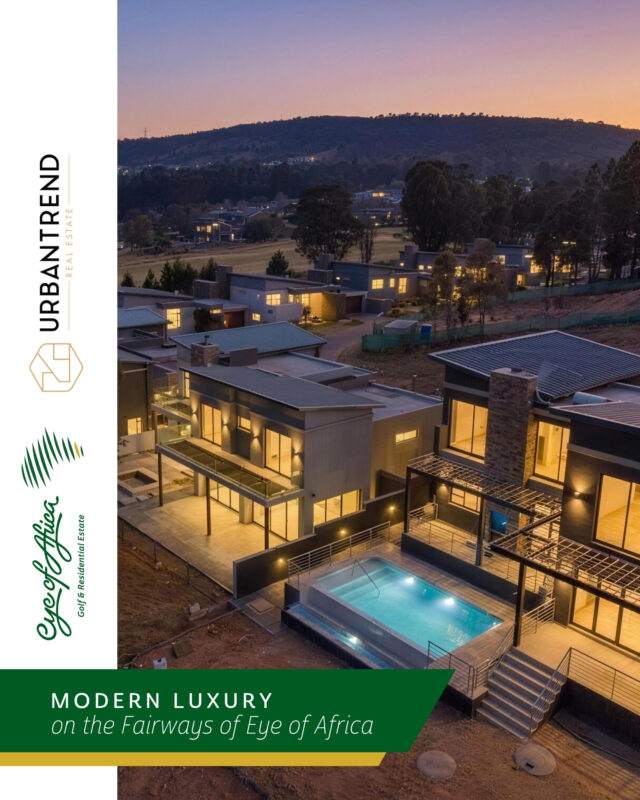 Front-row views of the fairway, with luxury to match 💎

Take a look at this brand-new, beautifully finished and positioned overlooking the 1st hole of the Greg Norman Championship Golf Course. ⛳

This four-bedroom home brings together effortless luxury, light-filled living spaces and exceptional views. 

From the private pool and covered entertainment patio to the upstairs pyjama lounge and balcony overlooking the greens, this is estate living at its finest. ✨

💰 Priced at R5,299,000.00

📞 Tarryn Nash | 063 601 2800 
📞 Nontu Vilakazi | 078 651 8926 
📞 Sandra Harmse | 073 170 0105

#EyeOfAfrica #PropertyHighlight #GolfCourseLiving #LuxuryHomes #EstateLiving
