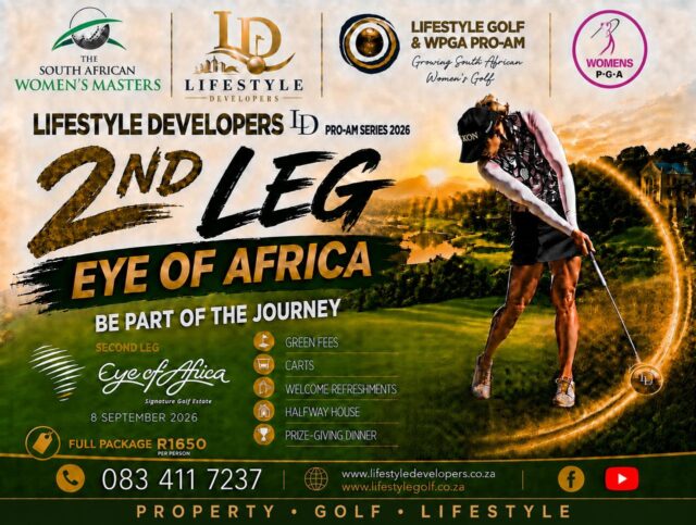 Proud to support the women shaping South African golf. ⛳✨

Eye of Africa is honoured to host the South African Women’s Masters and to celebrate the incredible talent, dedication and growth of women in the sport. 🏌️‍♀️

#EyeOfAfrica #WomensGolf #Golf #WomenInSport #EstateLife