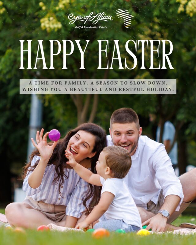 Wishing you a HAPPY EASTER! ~ from the Team at Eye of Africa 🐣🎉

#EyeOfAfrica #Easter #FamilyTime #EstateLiving