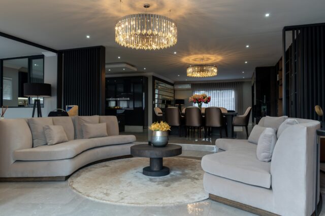✨ Curves, contrast, and a touch of drama…

There’s something about this living space that just works... 

Soft curved seating, statement chandeliers, moody textures, and a seamless flow that makes everyday living feel effortlessly elevated. 🖤✨

💰 Call this "home" for only R 7,995,000.

📞 Tarryn Nash: 063 601 2800
📞 Nontu Vilakazi: 078 651 8926
📞 Sandra Harmse: 073 170 0105

📩 DM us to arrange a private viewing.

#EyeOfAfrica #UrbanTrend #LuxuryLiving #Interiors #HomeGoals